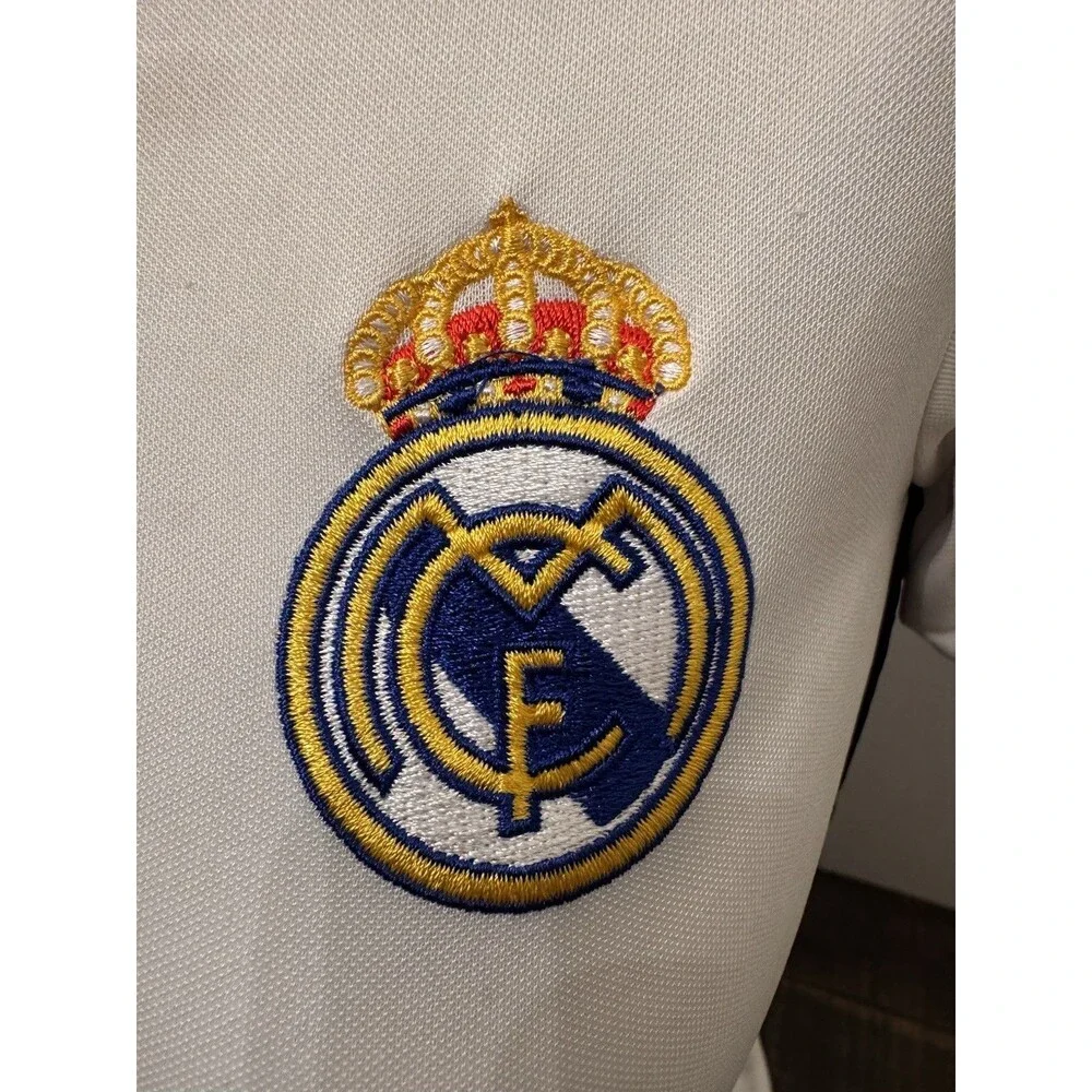Adidas Real Madrid Solano #4 Soccer Jersey Womens Size 20 White Aeroready